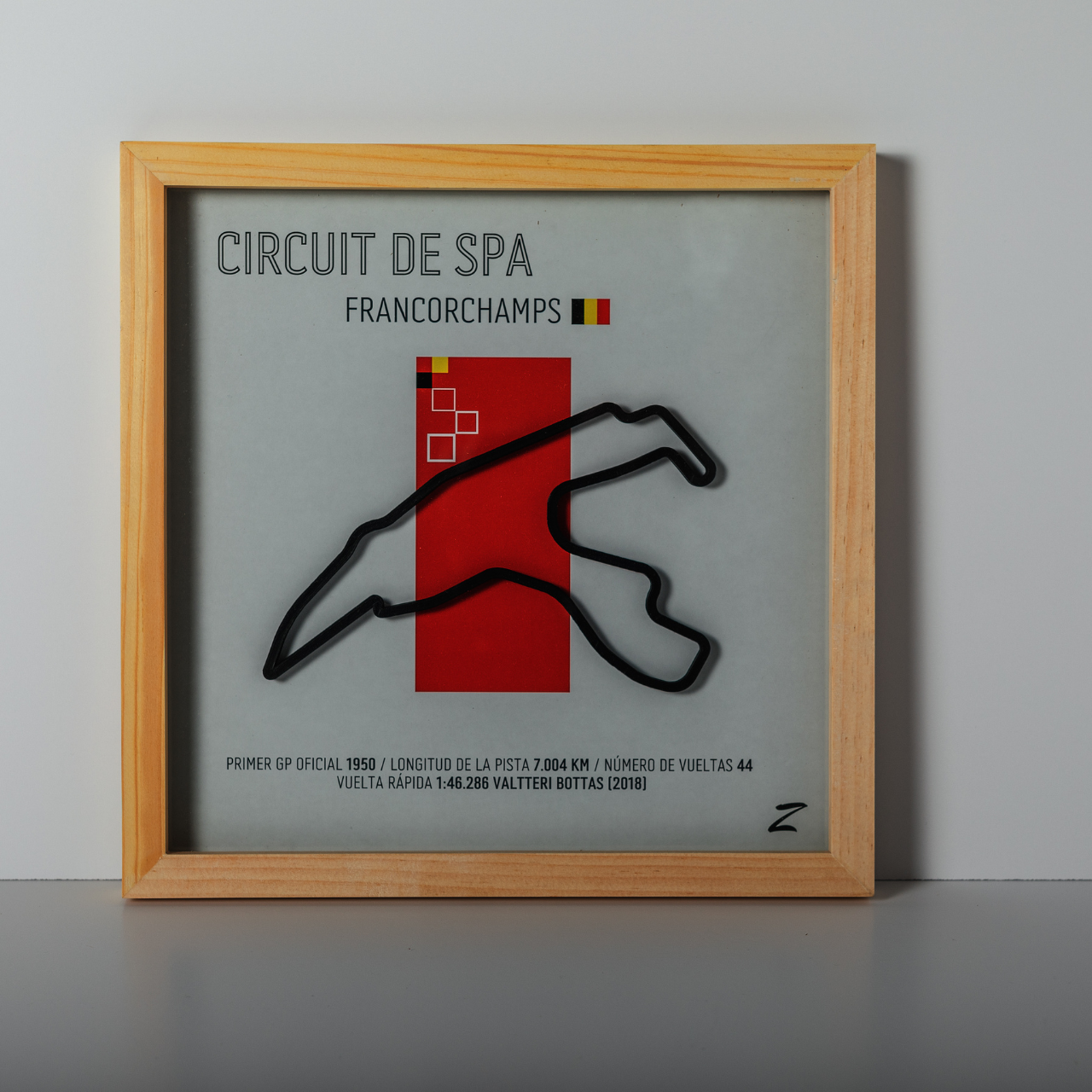 Cuadro GP Spa F1 - Gran Premio de Bélgica